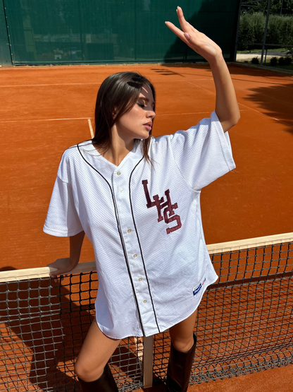 T-shirt dress baseball Majestic