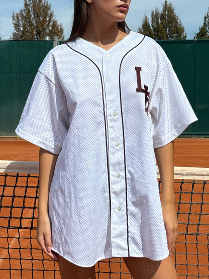 T-shirt dress baseball Majestic