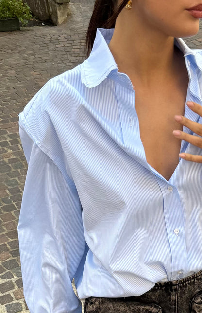 Camicia oversize a righe